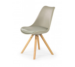 Jedálenská stolička K201, khaki