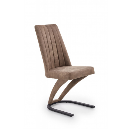Jedálenská stolička K338, hnedá