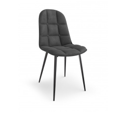 Jedálenská stolička K417, sivý zamat