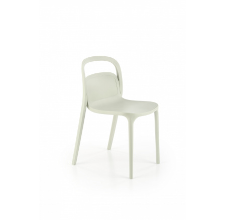 Jedálenská stolička stohovateľná K490, mätová