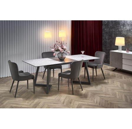 Jedálenský stôl TIZIANO, svetlosivý