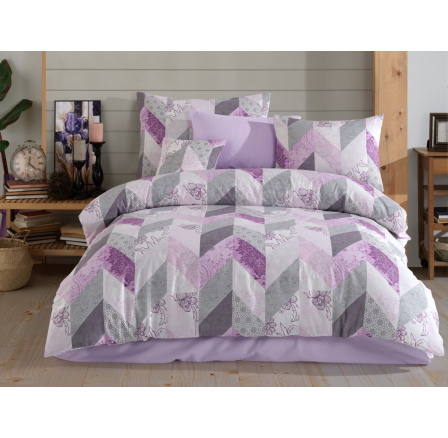 Obliečky bavlna 140x200, 70x90cm Eldora zipsový uzáver