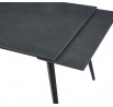 Rozkladací stôl grafitový mat 120x180x80 ST26-FXJG
