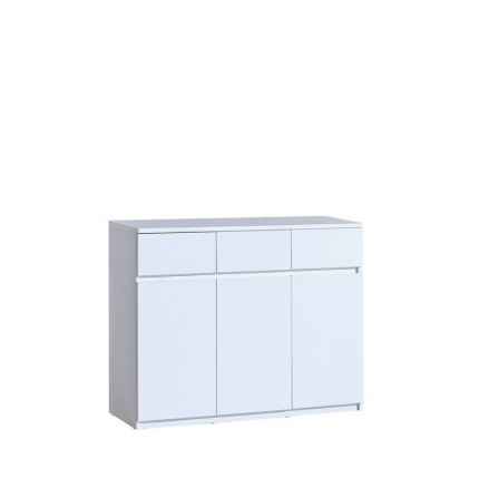 Systém "ARCA" AR6 (Komoda 3D 3S) - Farba: arktická biela Systém "ARCA" AR6 (Komoda 3D 3S) - Farba: arktická biela