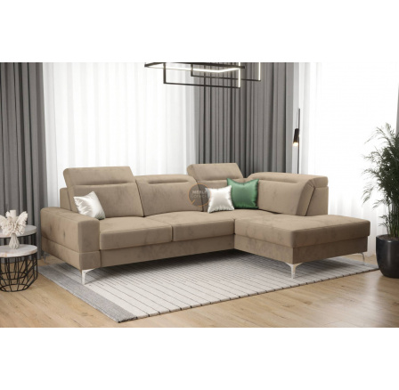 Rohová sedacia súprava MALIBU MINI 180X250 - pravá, béžová