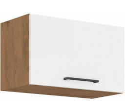 Horná skrinka VIGO - 60 GU-36 1F, Dub Lancelot / Biely lesk