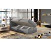Posteľ - boxspring ASTER 90x200 cm, Monolit 63 a okraje postele