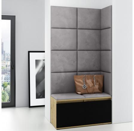 Predsieňová stena EMI 2, Trinity 33/Artisan + čierna