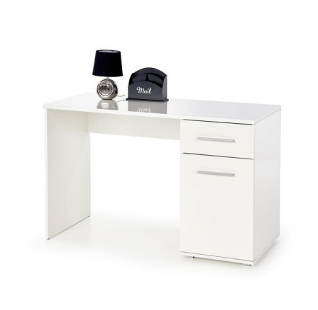 Písací stôl LIMA-B1, biely