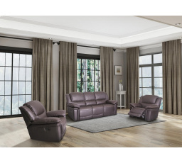 Kožená sedacia súprava Colin 3+1+1 čokoláda