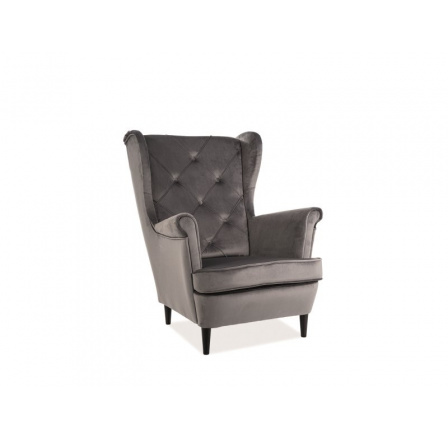 LADY LUX VELVET GREY BLUVEL 14 / WHITE LADY LUX VELVET GREY BLUVEL 14 / WHITE