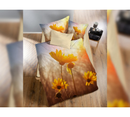 Moderné 3D obliečky 140x200, 70x90 Spring yellow