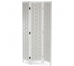 Paraván, masiv, bílá, EF-L186 WT