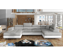 Sedacia súprava v tvare U RODRIGO, pravá Sawana 21/Soft 17