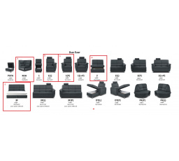 Rohová sedacia súprava DUO EVER 1(P)-3F-ROH-2-1(R)