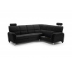 Rohová sedacia súprava P Nadia Black - čierna