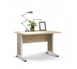 Písací stôl OFFICE 80400/70, Dub sonoma/Biela