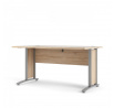 Písací stôl OFFICE 80400/35, Dub sonoma/Silver grey