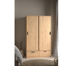 Šatní skriňa LINCOLN 2D2S, Jackson hickory