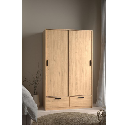 Šatní skriňa LINCOLN 2D2S, Jackson hickory Šatní skriňa LINCOLN 2D2S, Jackson hickory