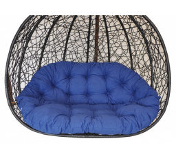 Vankúš pre dvojitú hojdačku - látka tmavomodrá