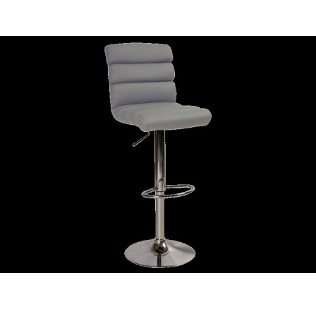 Barová stolička C-617, sivá