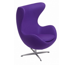Kreslo Vajce fialový kašmír 4 Premium