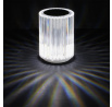 Krištáľová stojanová lampa LED