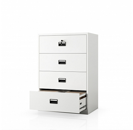 Biela kovová kartotéková skriňa: SARAN XL V4, 900 x 1320 x 600 mm Biela kovová kartotéková skriňa: SARAN XL V4, 900 x 1320 x 600 mm