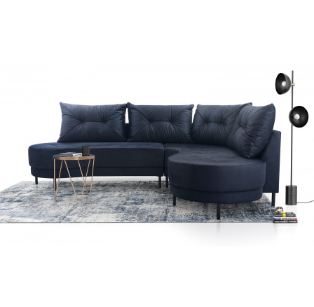 Rohová sedacia súprava Abbey P tmavomodrá Rohová sedacia súprava Abbey P tmavomodrá