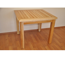 Stôl Feiffer mahagónové drevo 90x90