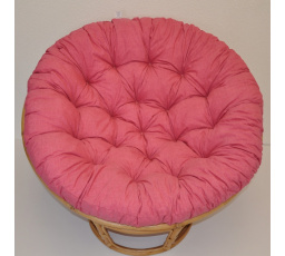 Vankúš deluxe pre kreslo papasan 110 cm - malinovo modrý