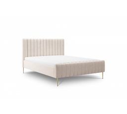 Čalúnená posteľ Nicole 140x200, Salvador /zlaté nohy