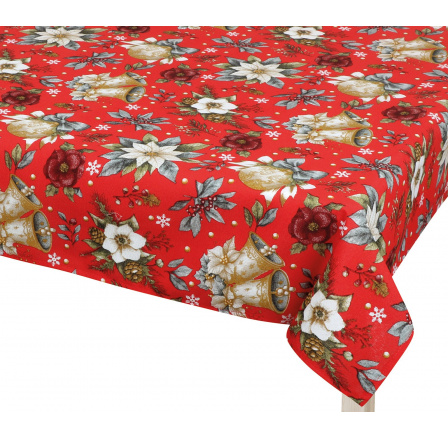 Vianočný obrus hviezda červená