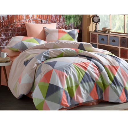 Bavlnená obliečka na vankúš Deisy lososová 45x60