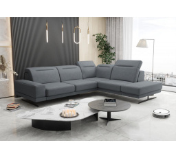 Rohová sedacia súprava FIORE 265x220 cm - voliteľný odtieň - pravá