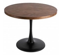 Stôl LINO 100 cm Dub Rustikálny/Čierny