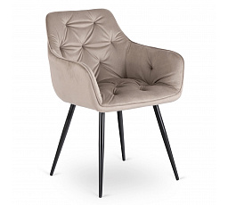 Stolička MODESTO Béžová Zamatová