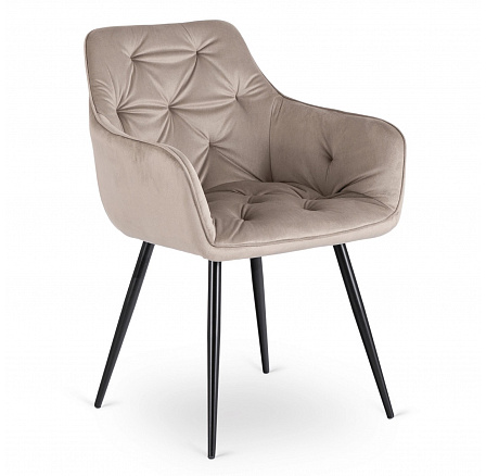 Stolička MODESTO Béžová Zamatová