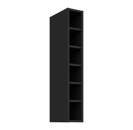 Horná skrinka - 15 G-90 OTW, Čierna matná