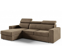 Rohová sedacia súprava ADELKA Ľavá, Monolith 09