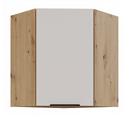 Horní rohová skříňka SOLEA - 60x60 GN-72 1F (45°), Dub Artisan/Kašmír