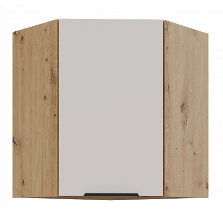Horní rohová skříňka SOLEA - 60x60 GN-72 1F (45°), Dub Artisan/Kašmír