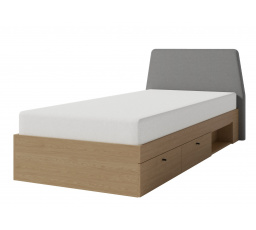 Posteľ ALESSIO AE 12 L/P, Eukalyptus/Dub Baltic Dune