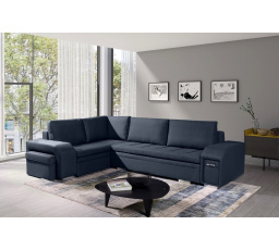 Rohová sedacia súprava Alana L modrá
