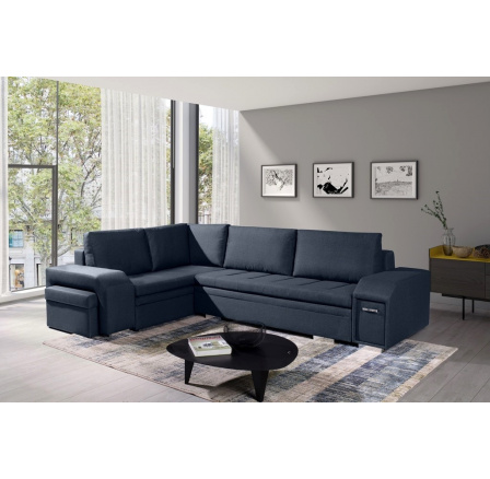 Rohová sedacia súprava Alana L modrá