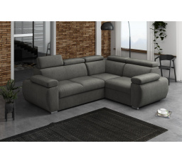 Rohová sedacia súprava Bodie P - sivá - Monolith