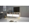 TV komoda RUBY, Hickory/Biela