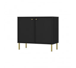 Komoda Tomila 812/2, čierny grafit