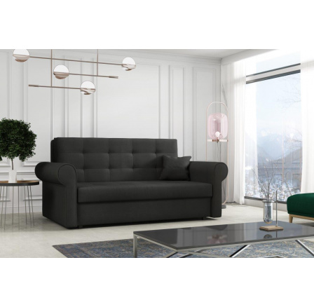 Pohovka Vivian Silver III čierna